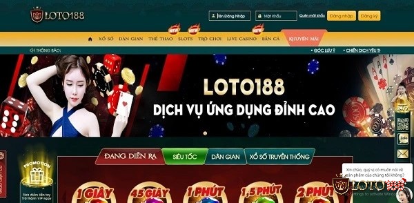  Cổng game bài 3D trực tuyến uy tín nhất hiện nay- Loto188