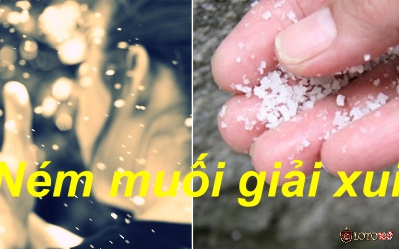 Dùng muối để giải vận đen cờ bạc