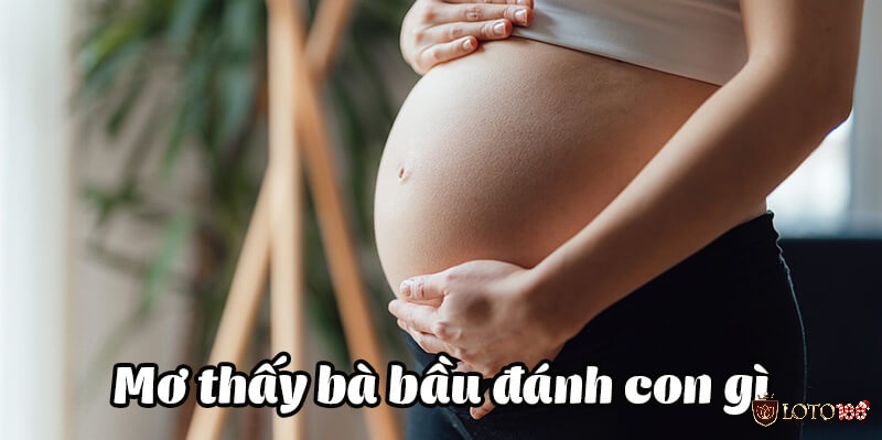 Mơ thấy bà bầu đánh con gì?