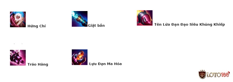 Cách chơi Jinx: Kỹ năng