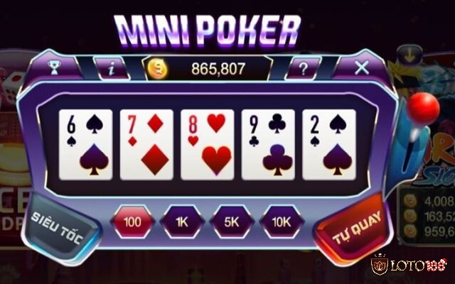 Luật chơi Mini Poker quy định những gì?