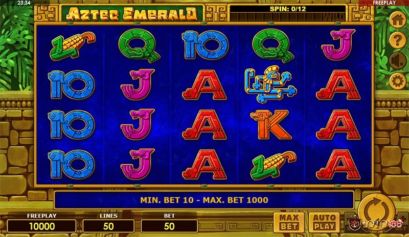 Aztec Emerald là một slot game chủ đề kho báu đế chế Aztec hấp dẫn