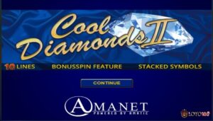 Cool Diamonds II slot: Thế giới của kim cương, đá quý