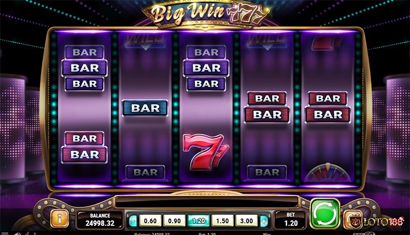 Các biểu tượng trong slot game này mang phong cách hiện đại như BAR hay 777