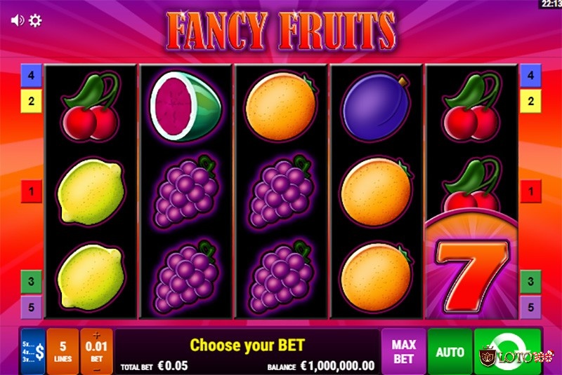 Tìm hiểu chi tiết slot game Fancy Fruits