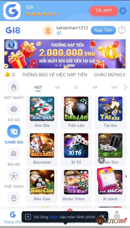 Game bài đủ thể loại tại web cược