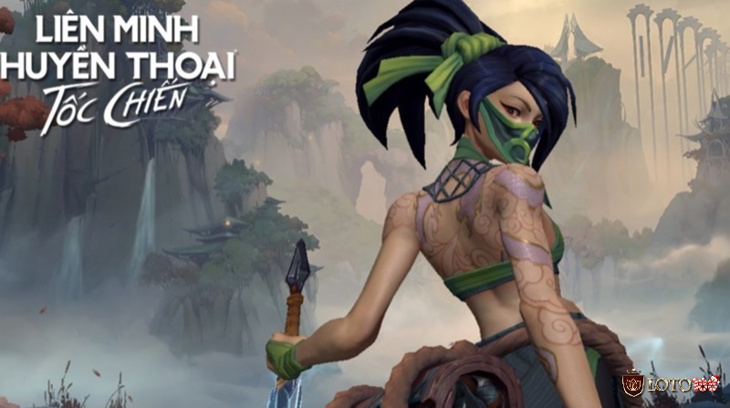 Akali trong game Liên Minh Tốc Chiến