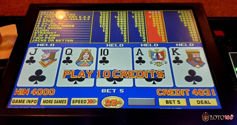 Kinh nghiệm chơi Video Poker hay nhất