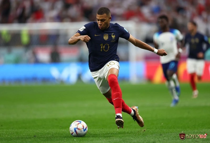 Hình ảnh tiền vệ Kylian Mbappé