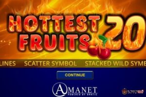 Hottest Fruits 20: Slot Amatic cổ điển với vòng quay miễn phí