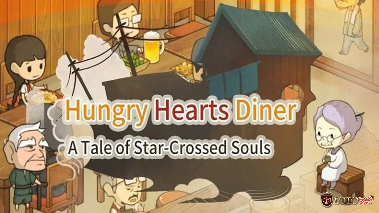 Hungry Hearts Diner: A Tale of Star-Crossed Souls mang đến không gian quán nhỏ xinh ở Nhật Bản