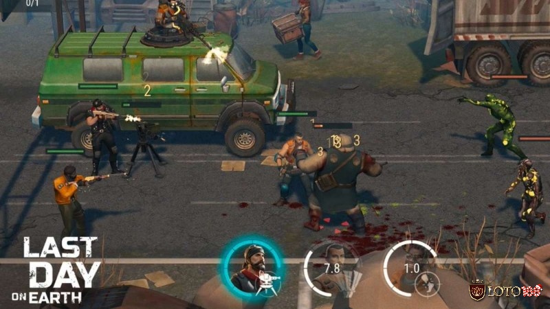 Cuộc chiến sinh tồn căng thẳng trong game Android zombie với đàn zombie hung hãn